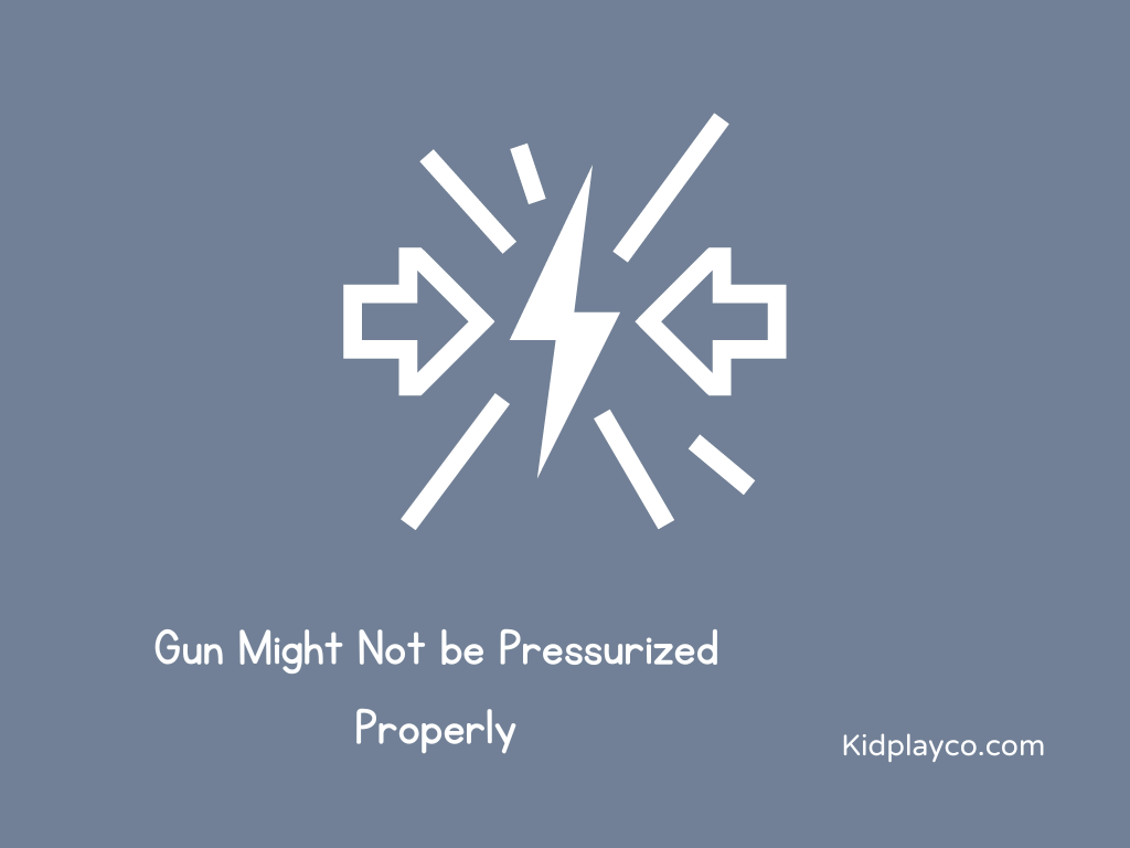 One possible cause of the Splat r gun not firing is that it might not be pressurized properly.