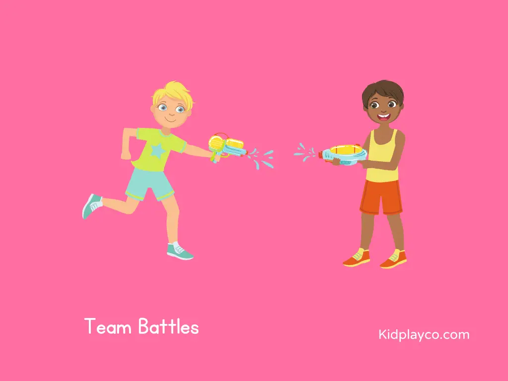 If you're looking for an exciting and competitive way to use your splat gun, team battles are a great option.