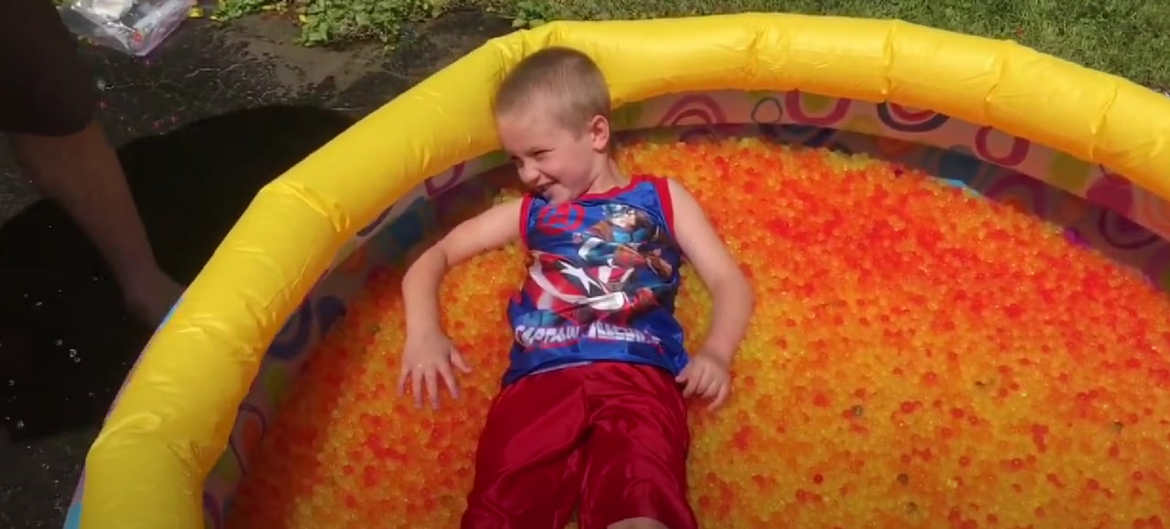 How Many Orbeez to Fill a Kiddie Pool? (Not that Many)